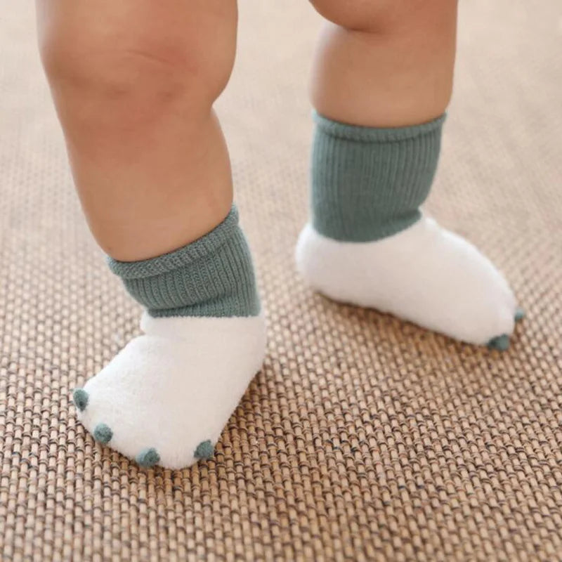 Chaussette dinosaure bébé