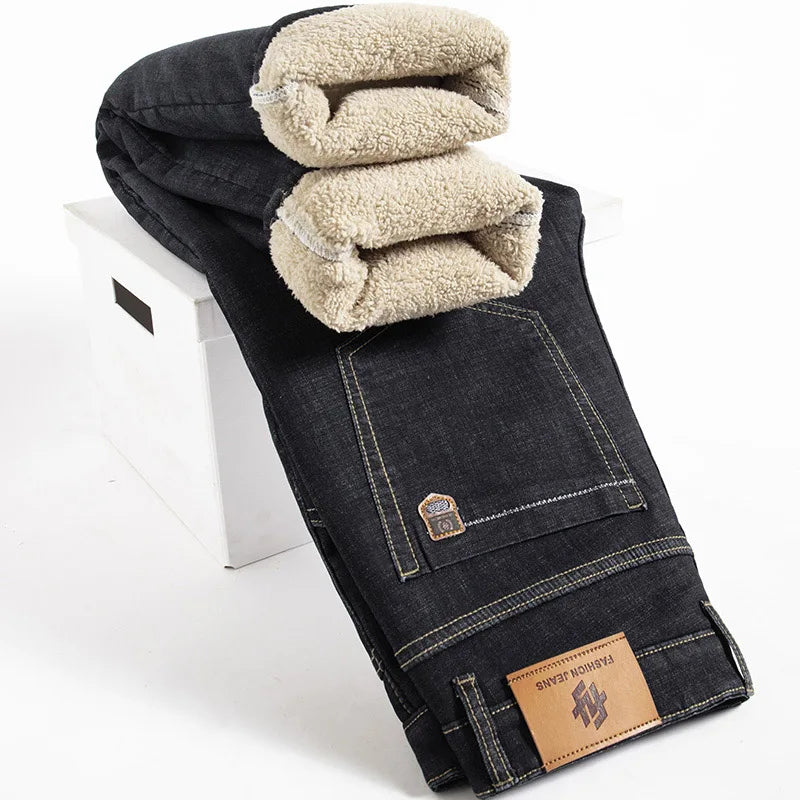 Jeans polaire homme