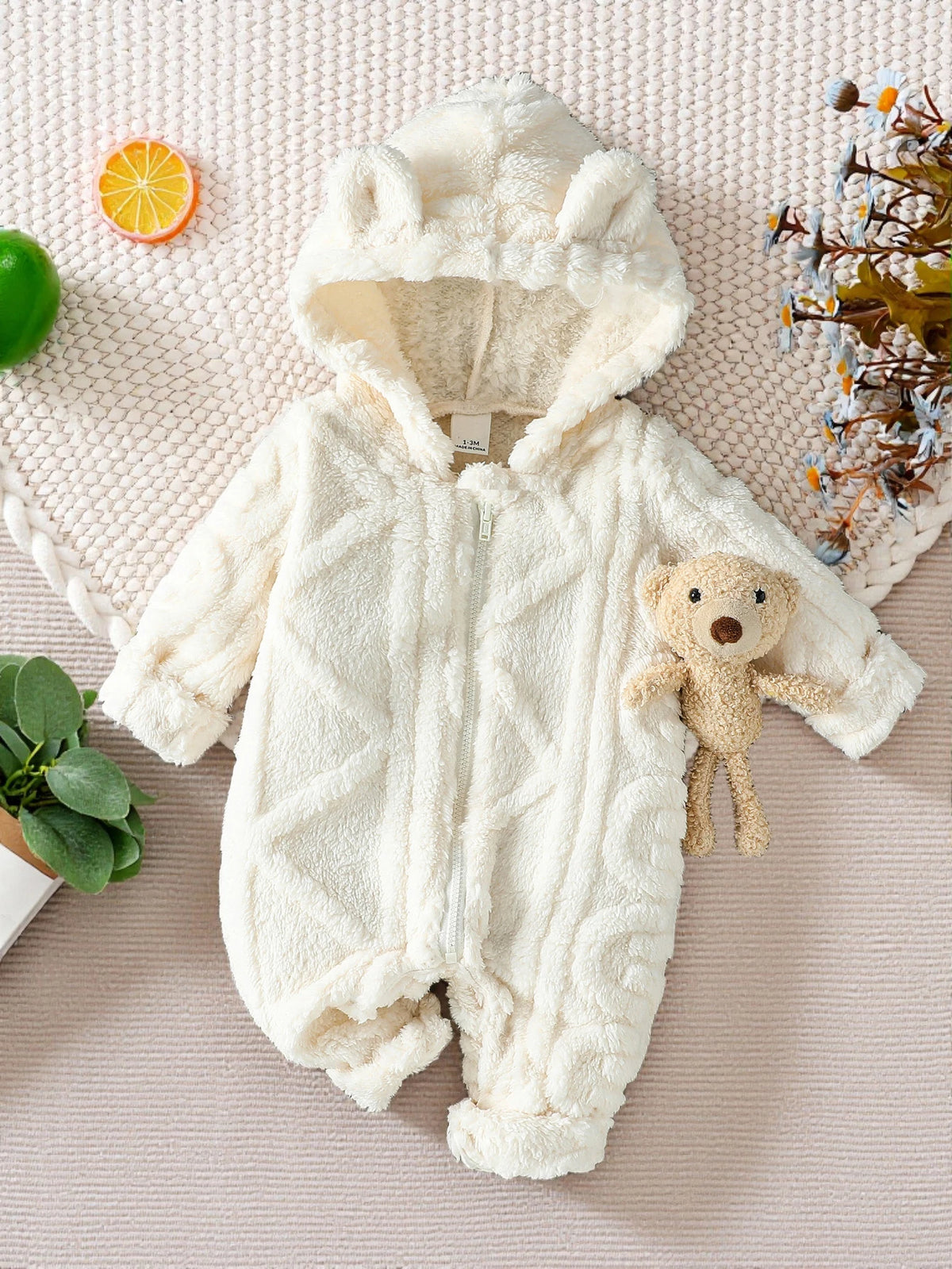 Combinaison moumoute bebe