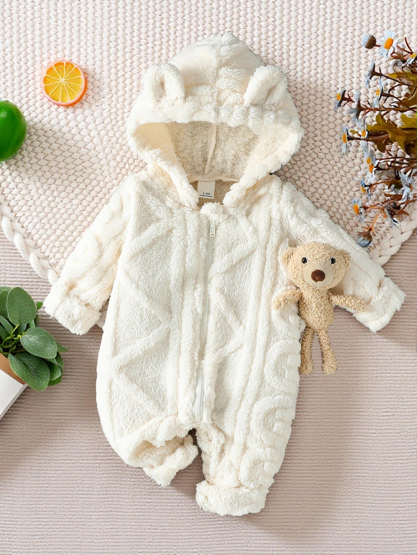 Combinaison moumoute bebe